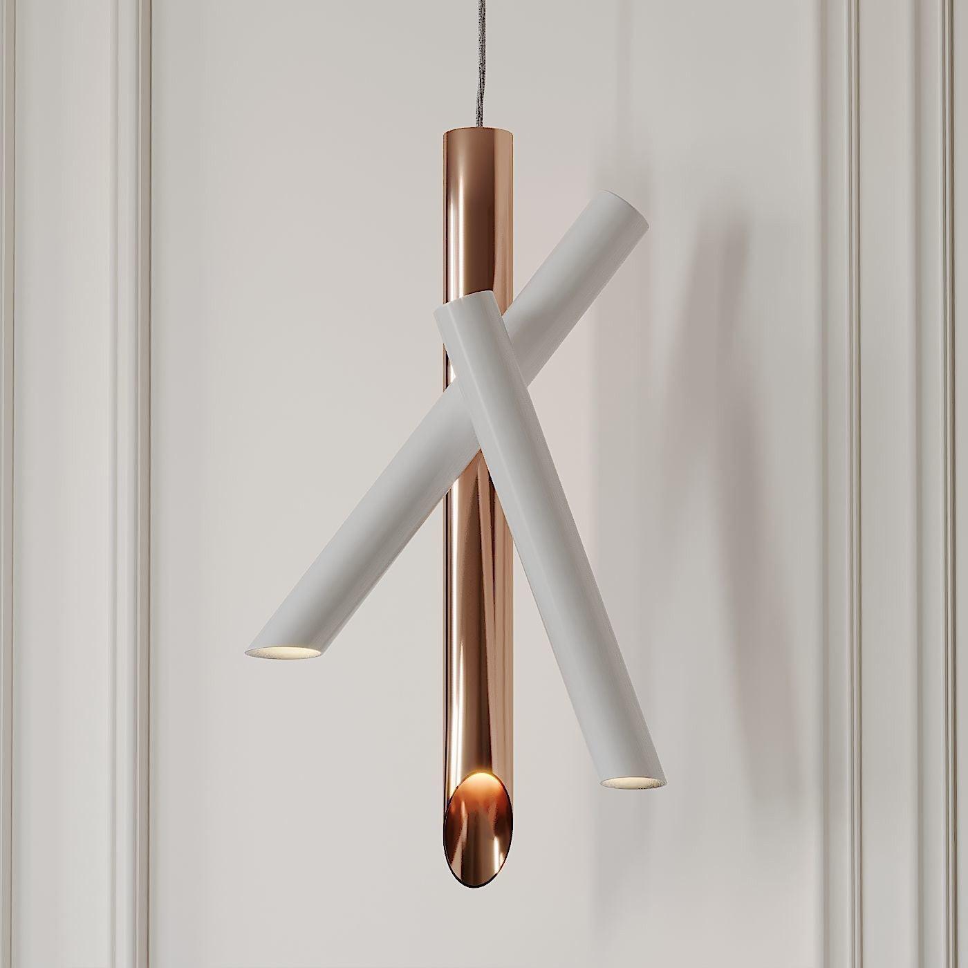 Tubes Pendant Light — Dual-Cylinder Design