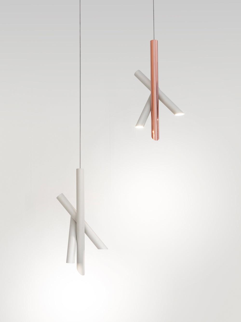 Tubes Pendant Light — Dual-Cylinder Design