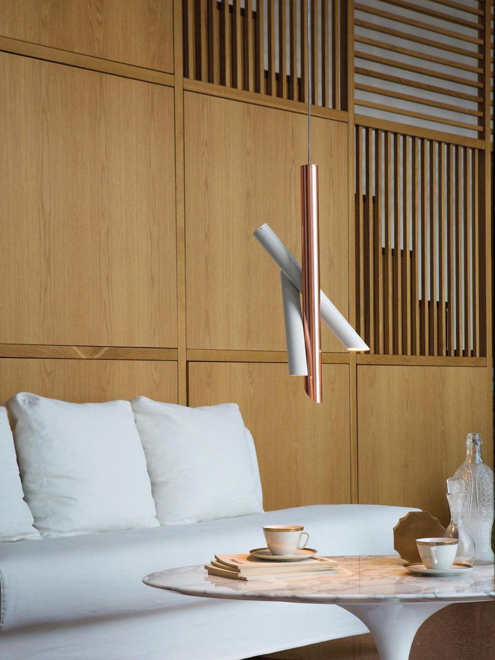 Tubes Pendant Light — Dual-Cylinder Design