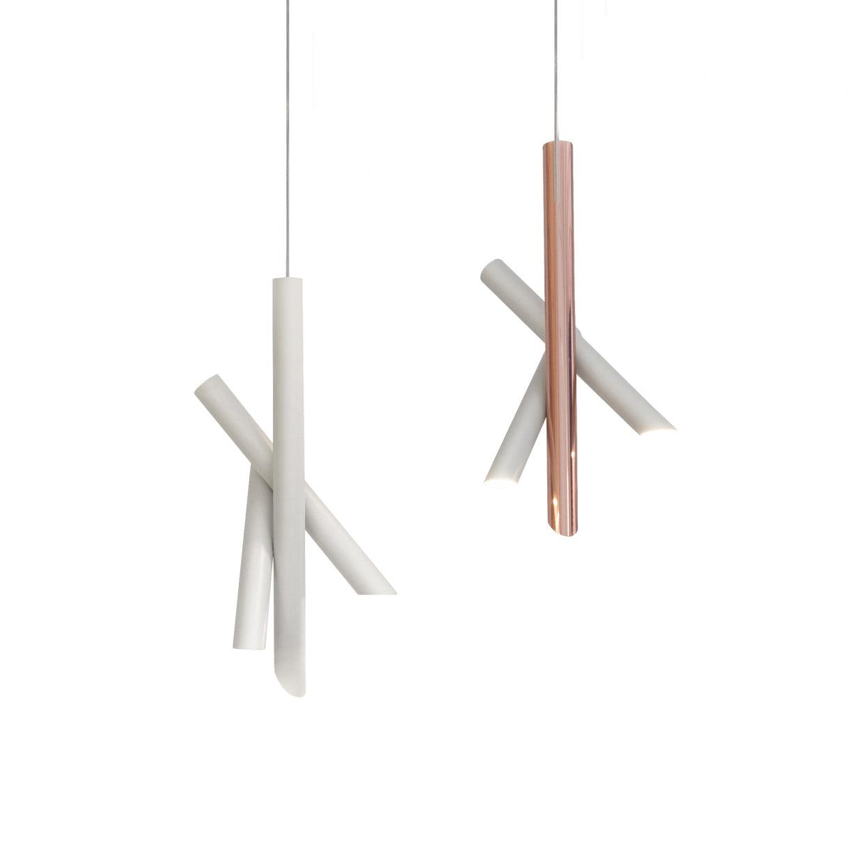 Tubes Pendant Light — Dual-Cylinder Design