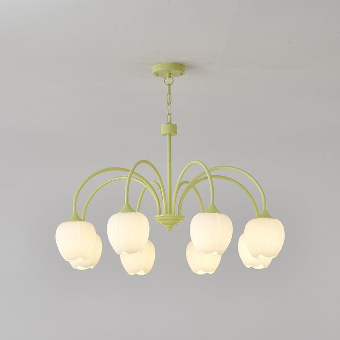 VKL-1002 Tulip Matcha Chandelier
