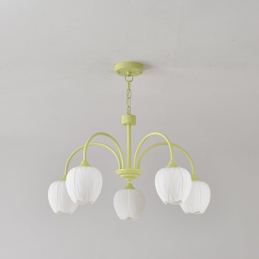 VKL-1002 Tulip Matcha Chandelier