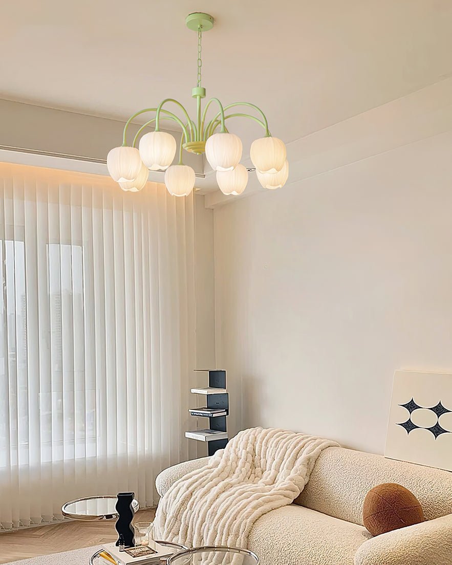 VKL-1002 Tulip Matcha Chandelier