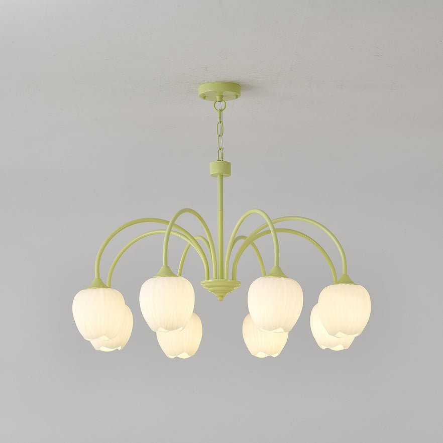 VKL-1002 Tulip Matcha Chandelier