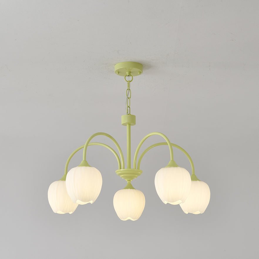 VKL-1002 Tulip Matcha Chandelier