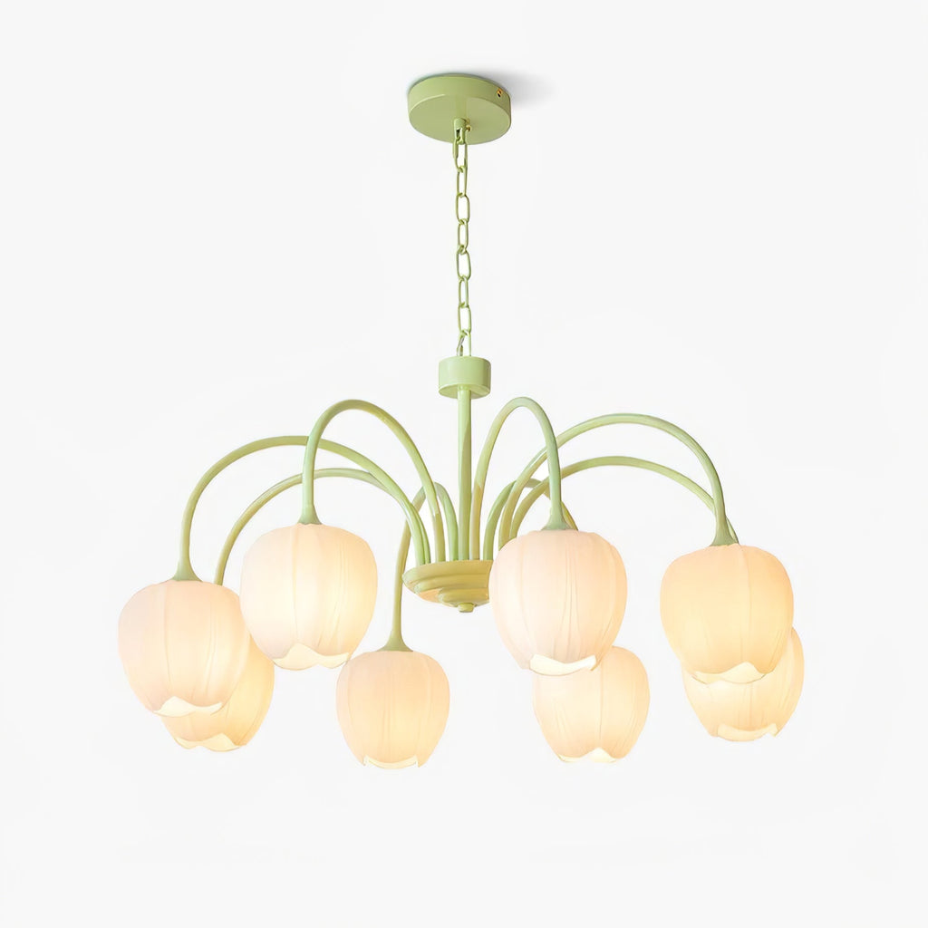VKL-1002 Tulip Matcha Chandelier