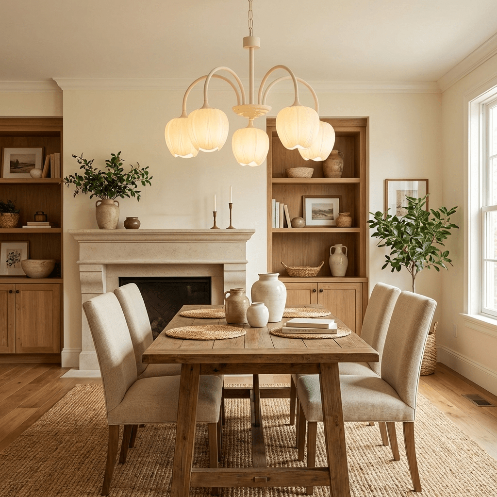 VKL-1002 Tulip Matcha Chandelier