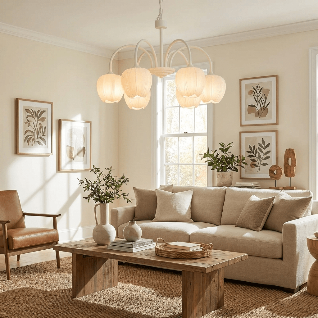 VKL-1002 Tulip Matcha Chandelier