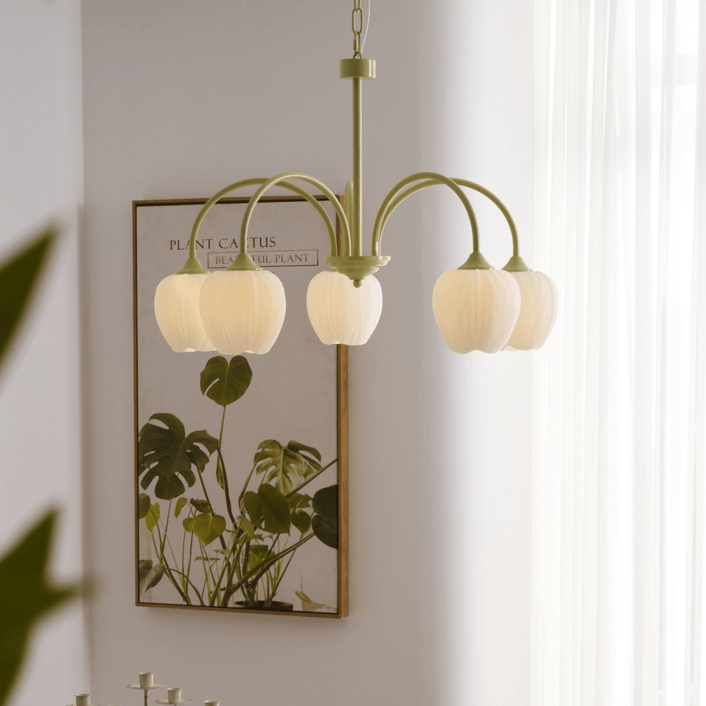 VKL-1002 Tulip Matcha Chandelier