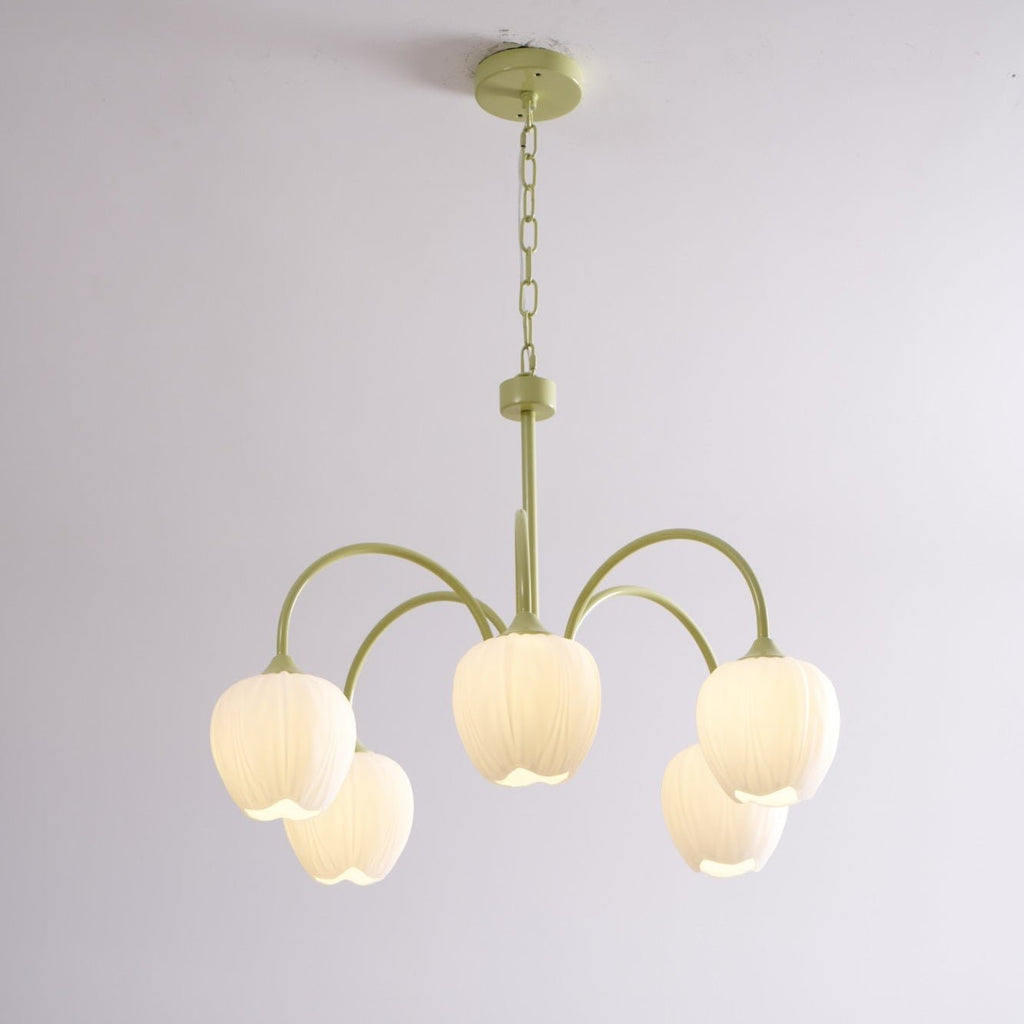 VKL-1002 Tulip Matcha Chandelier