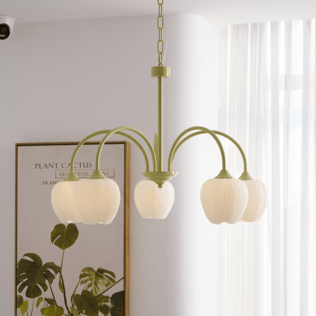 VKL-1002 Tulip Matcha Chandelier