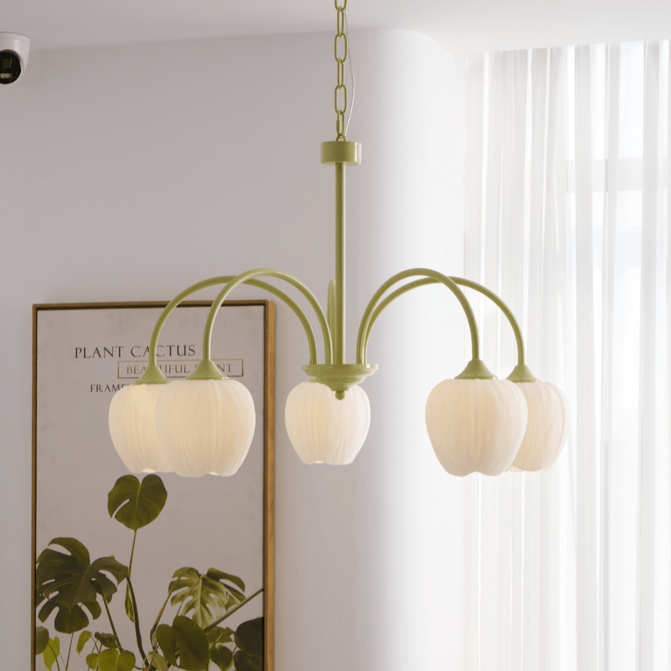 VKL-1002 Tulip Matcha Chandelier