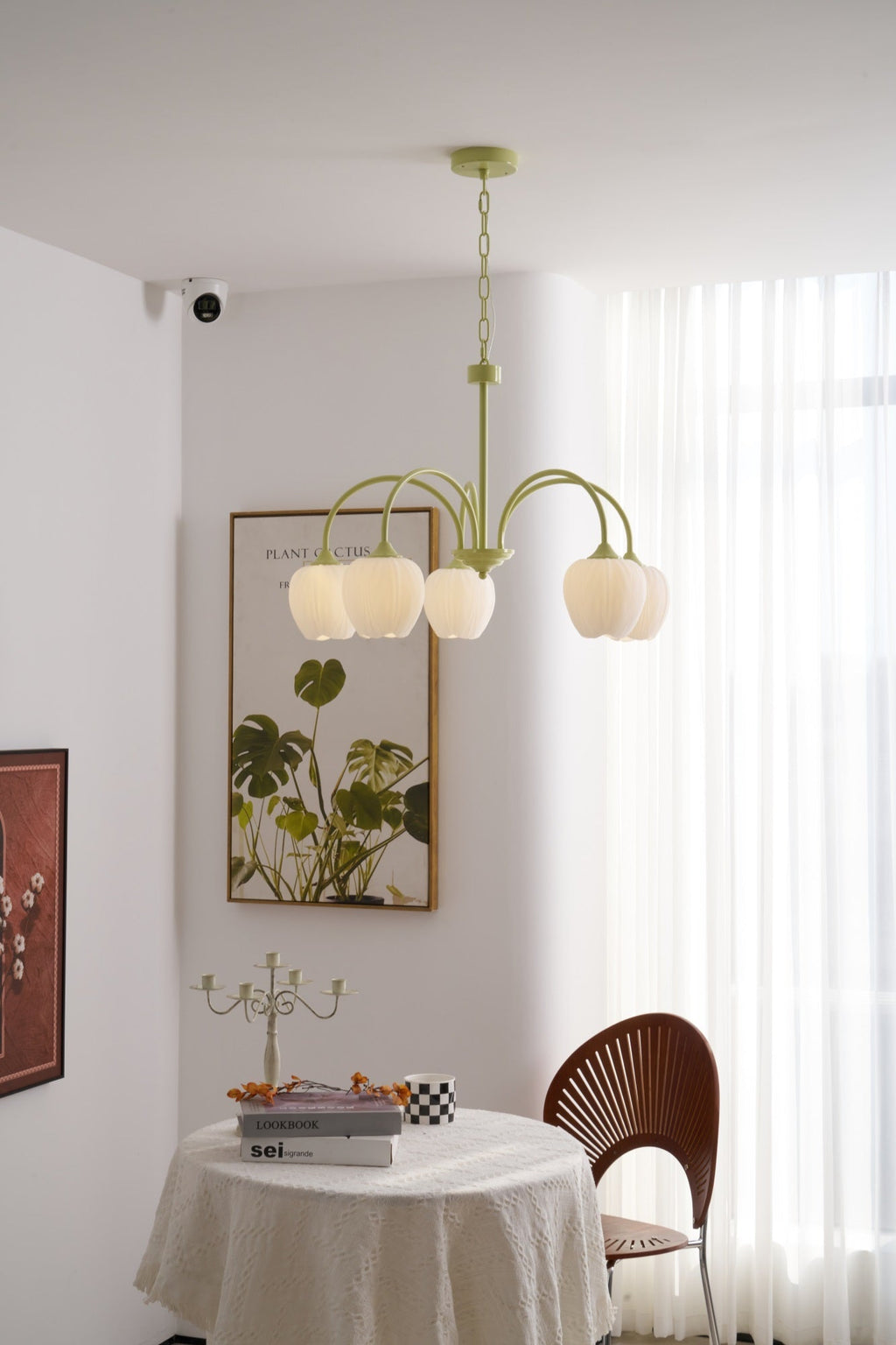 VKL-1002 Tulip Matcha Chandelier