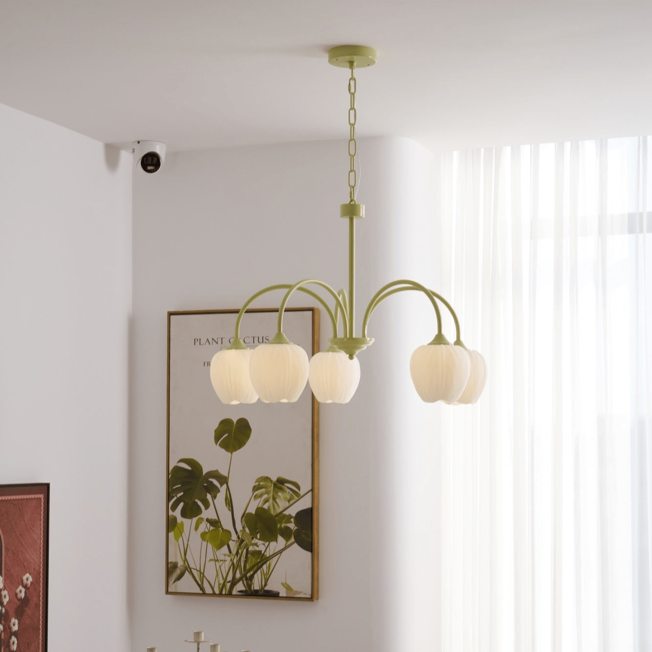 VKL-1002 Tulip Matcha Chandelier
