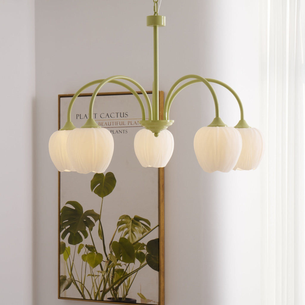 VKL-1002 Tulip Matcha Chandelier