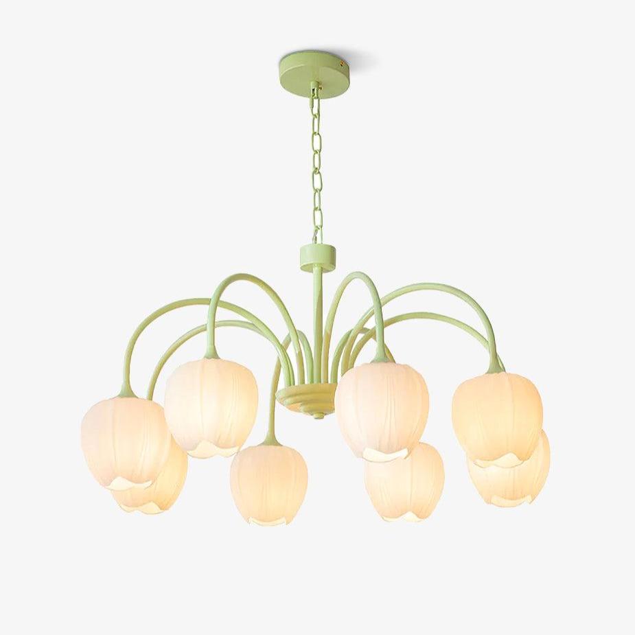 VKL-1002 Tulip Matcha Chandelier