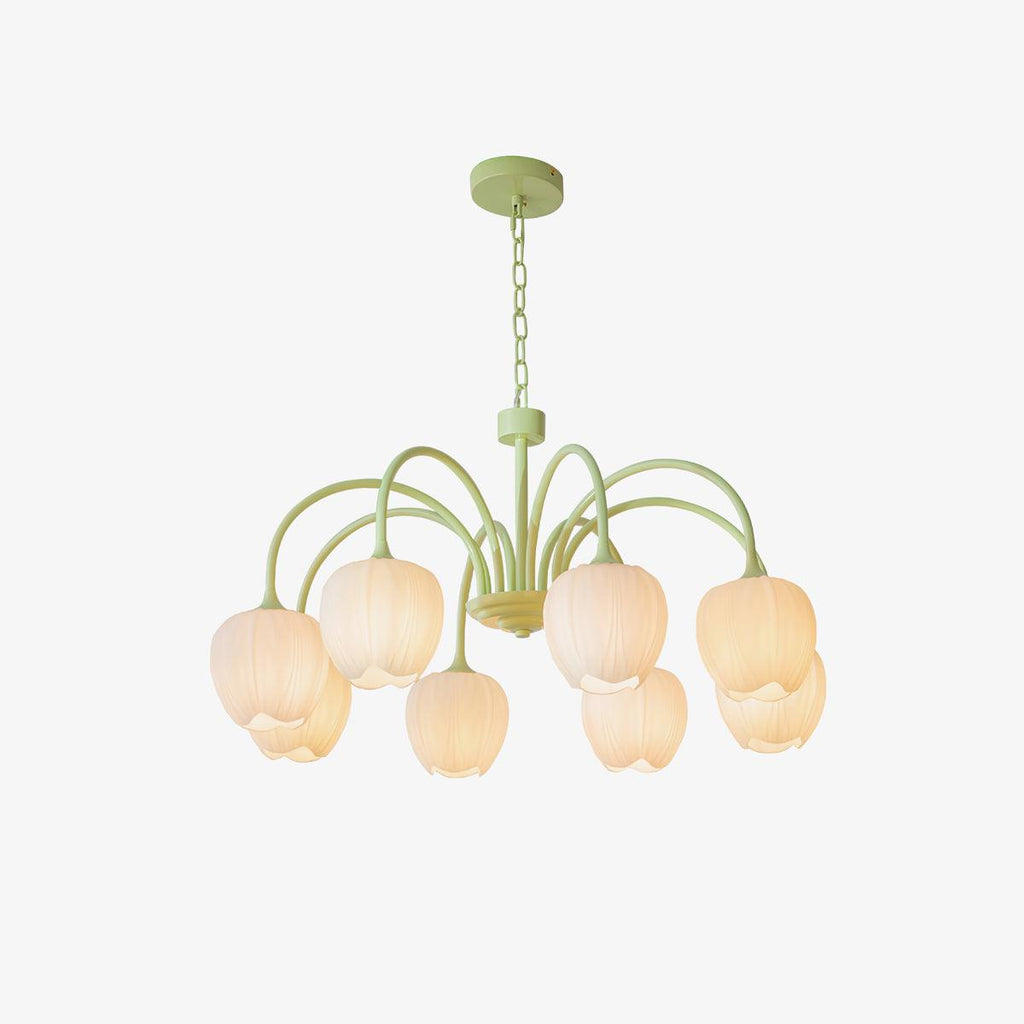 VKL-1002 Tulip Matcha Chandelier