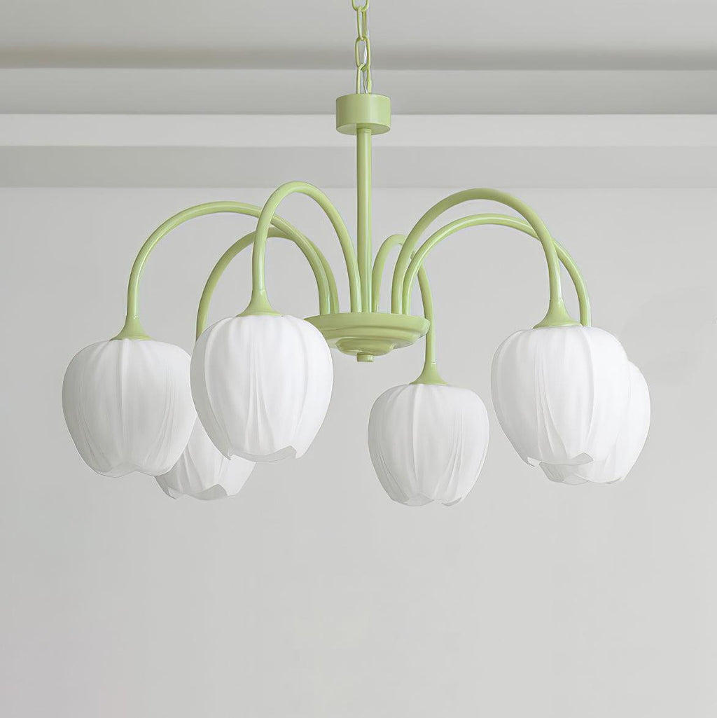 VKL-1002 Tulip Matcha Chandelier