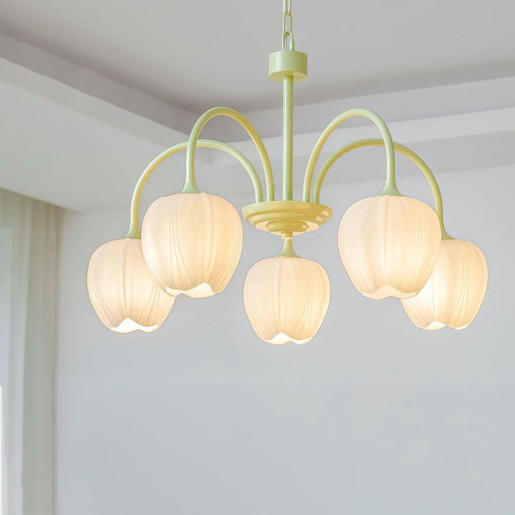 VKL-1002 Tulip Matcha Chandelier