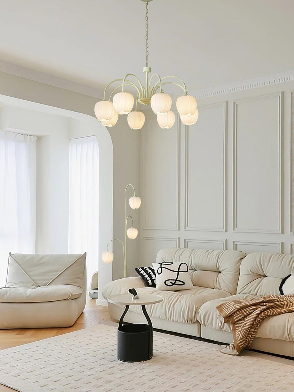VKL-1002 Tulip Matcha Chandelier