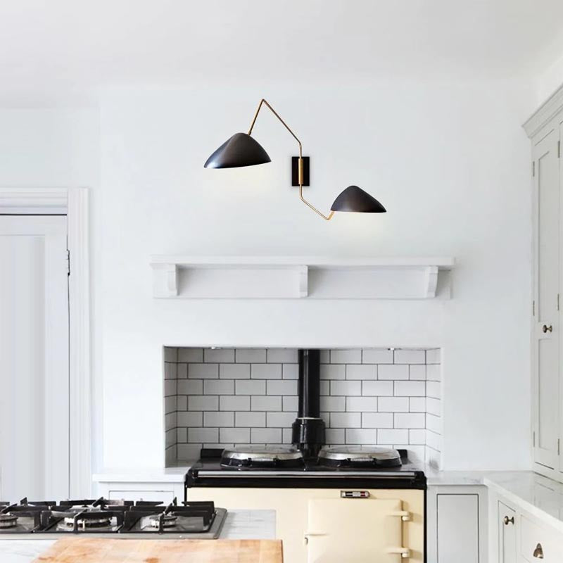 Dvosmjerna zidna lampa s kljunom patke