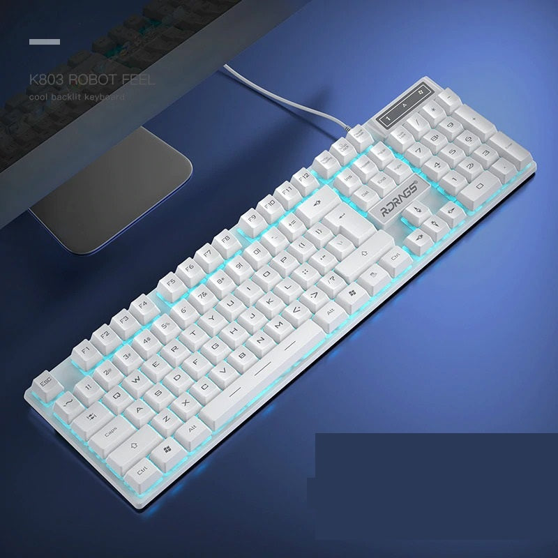Megvilágított mechanikus játék billentyűzet | RGB háttérvilágítással