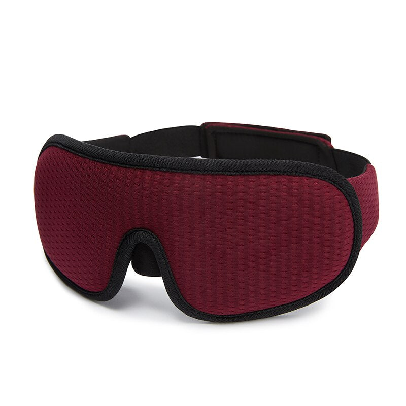 Maska do spania 3D | Blokująca światło i miękko wyściełana