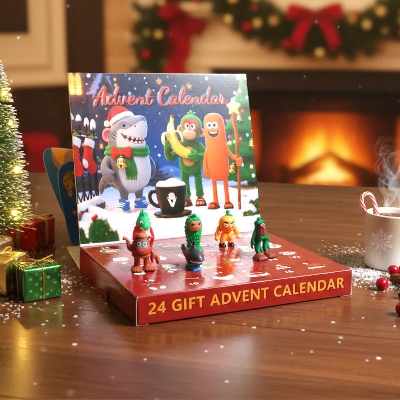 Calendar de Advent JoyPop pentru copii, cu 24 de surprize pline de bucurie și figurine de joacă