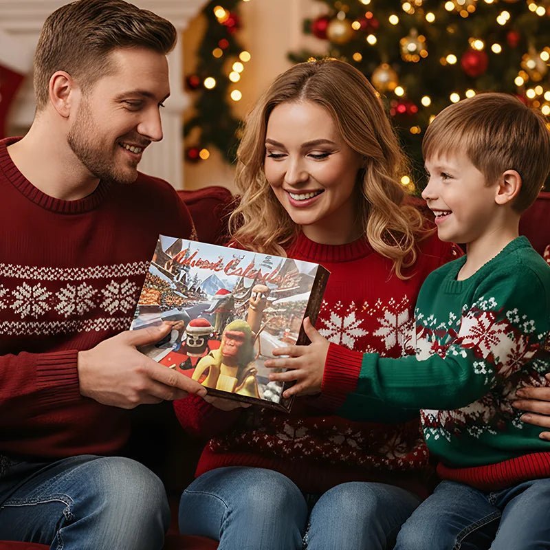 Calendar de Advent JoyPop pentru copii, cu 24 de surprize pline de bucurie și figurine de joacă
