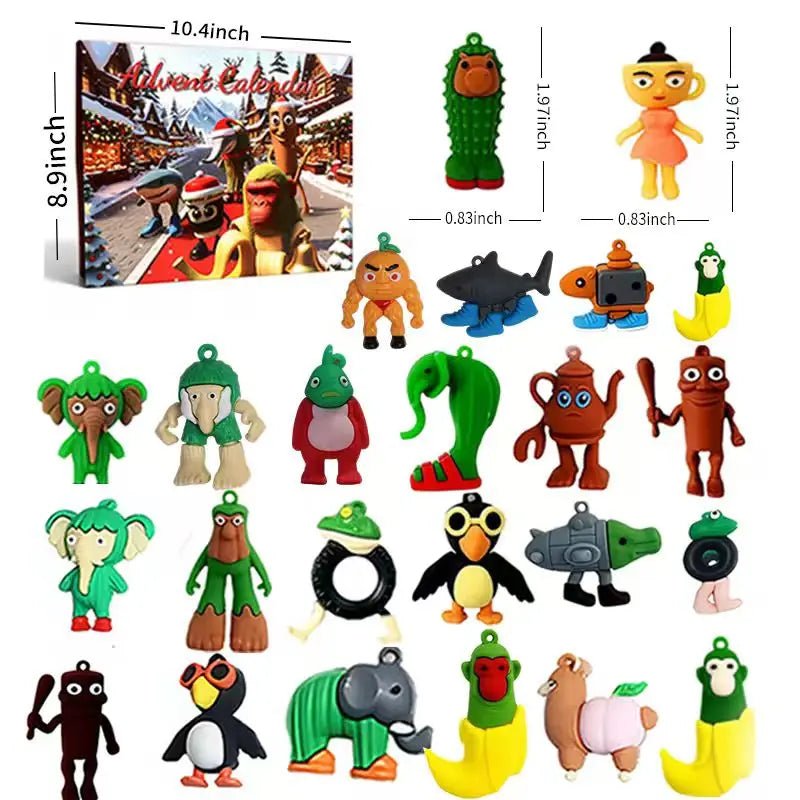 Calendar de Advent JoyPop pentru copii, cu 24 de surprize pline de bucurie și figurine de joacă