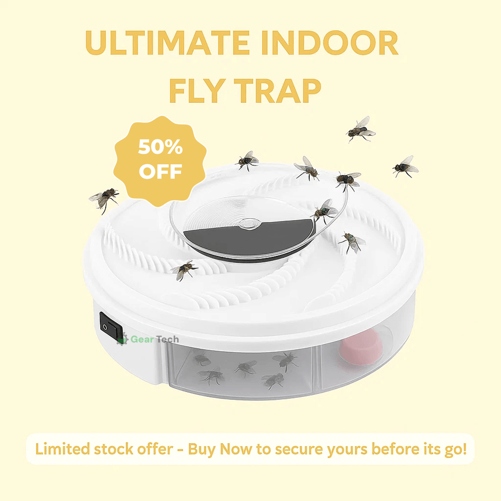 USB Quiet Fly Trap Eco Friendly Non Toxic Ideal For Home And Outdoor Use