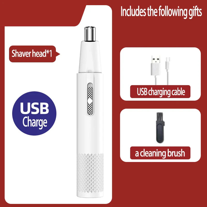 PulseGroom USB-oplaadbare Neushaartrimmer Voor Verzorging Onderweg