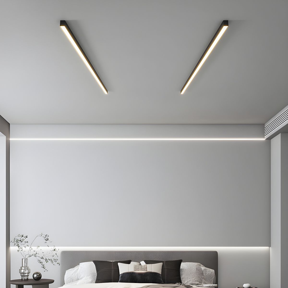 Ultracienka liniowa lampa sufitowa Solara — Minimalistyczny, funkcjonalny design