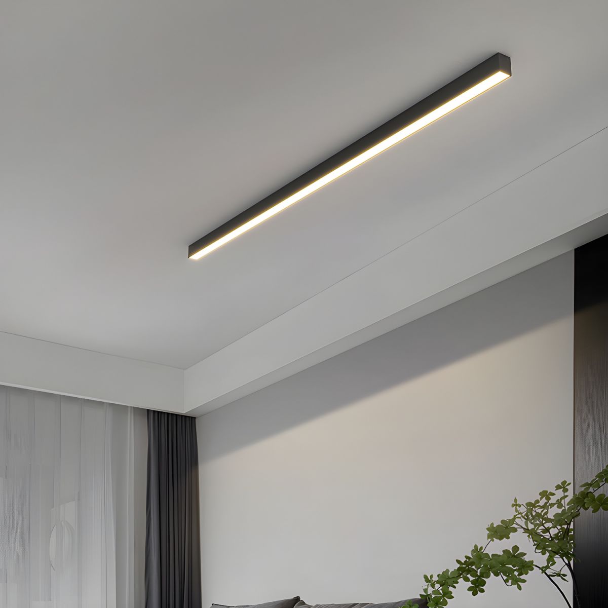 Minimalist Ultra-Slim Linear Ceiling Light
