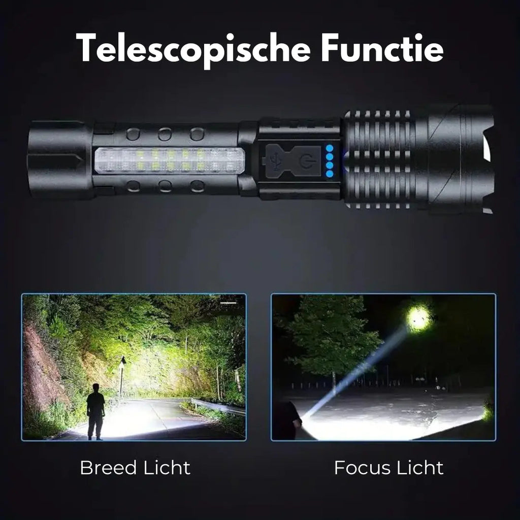 VoltForge Military Flashlight 5000 Lumens, BrightCore