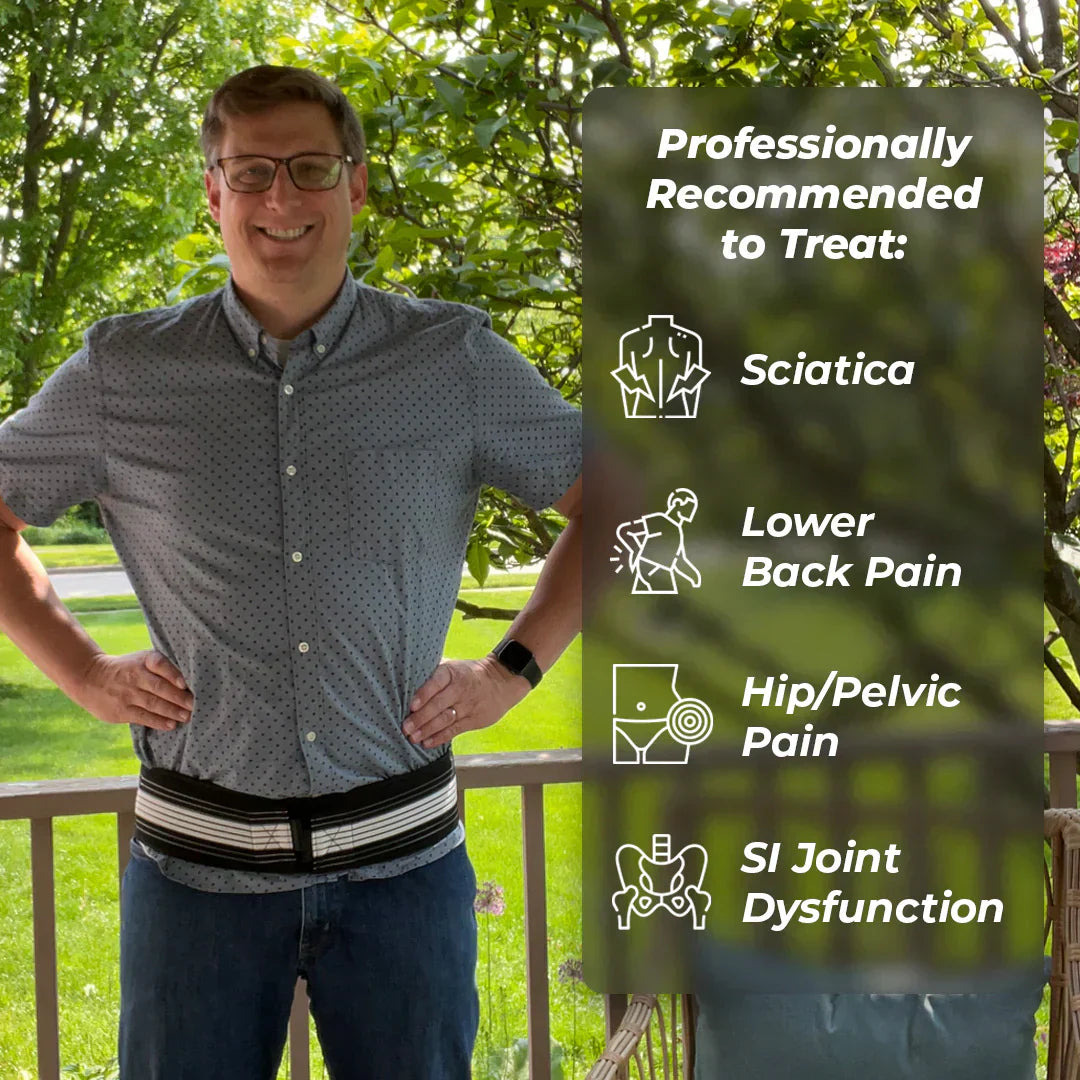 חגורת הקלה על כאבי סיאטיקה - סלק את כאבי הסיאטיקה וכאבי הגב התחתון שלך