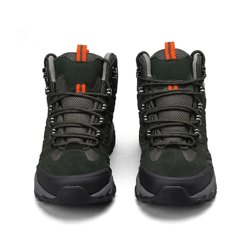 TrailCrest Men's Trekking Boots Suede Breathable Rainproof For All Weather Adventures