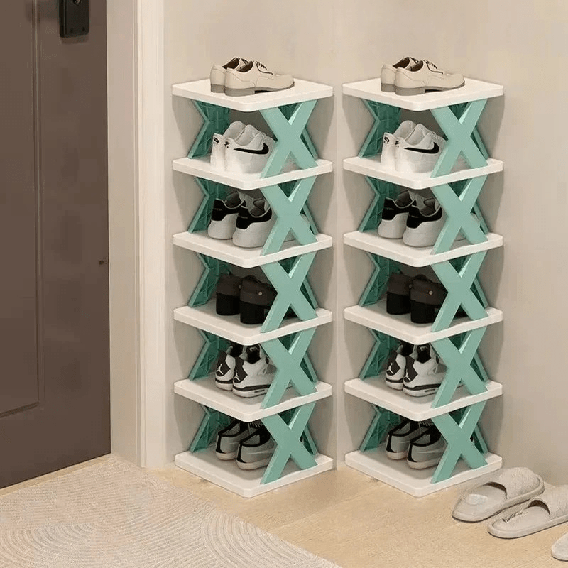Armario organizador de zapatos de varias capas que ahorra espacio, para espacios pequeños