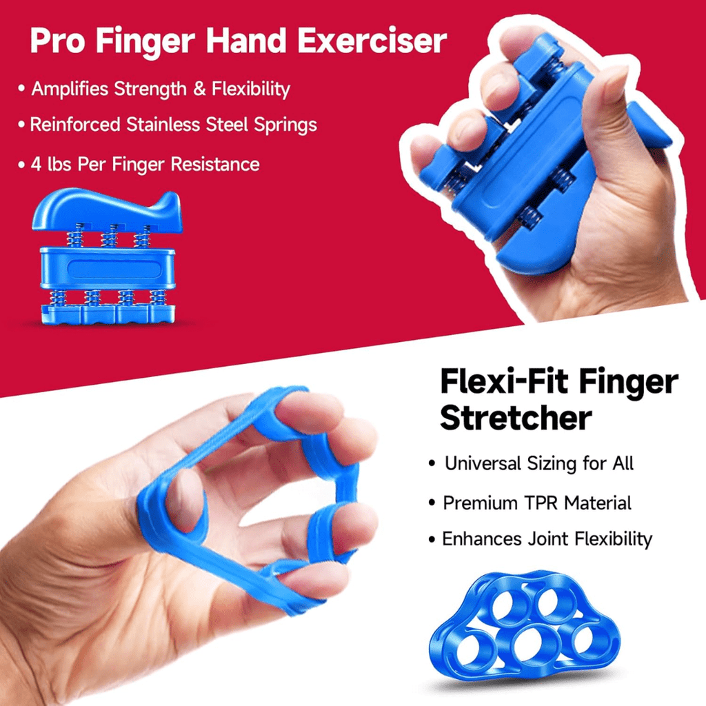 FlexGrip Pro Adjustable Hand Strengthener With Five Levels For Athletes