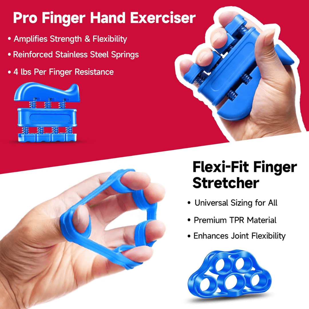 FlexGrip Pro Adjustable Hand Strengthener With Five Levels For Athletes