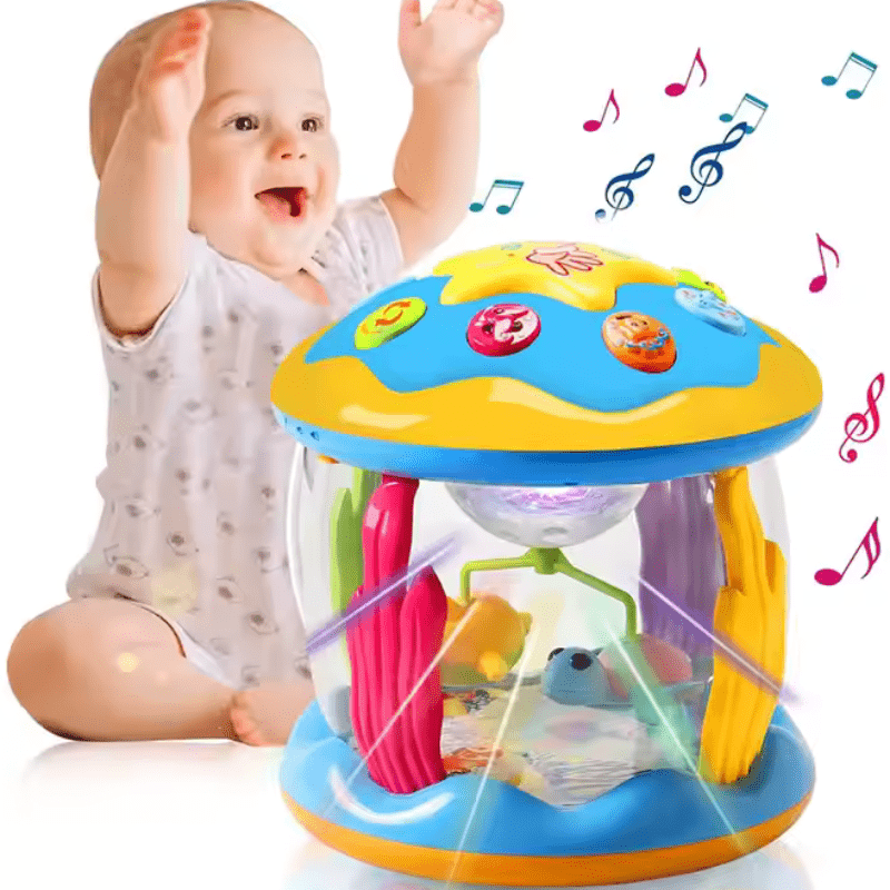 Spin-Serenade: Ein musikalisches Wirbelspielzeug für neugierige kleine Entdecker