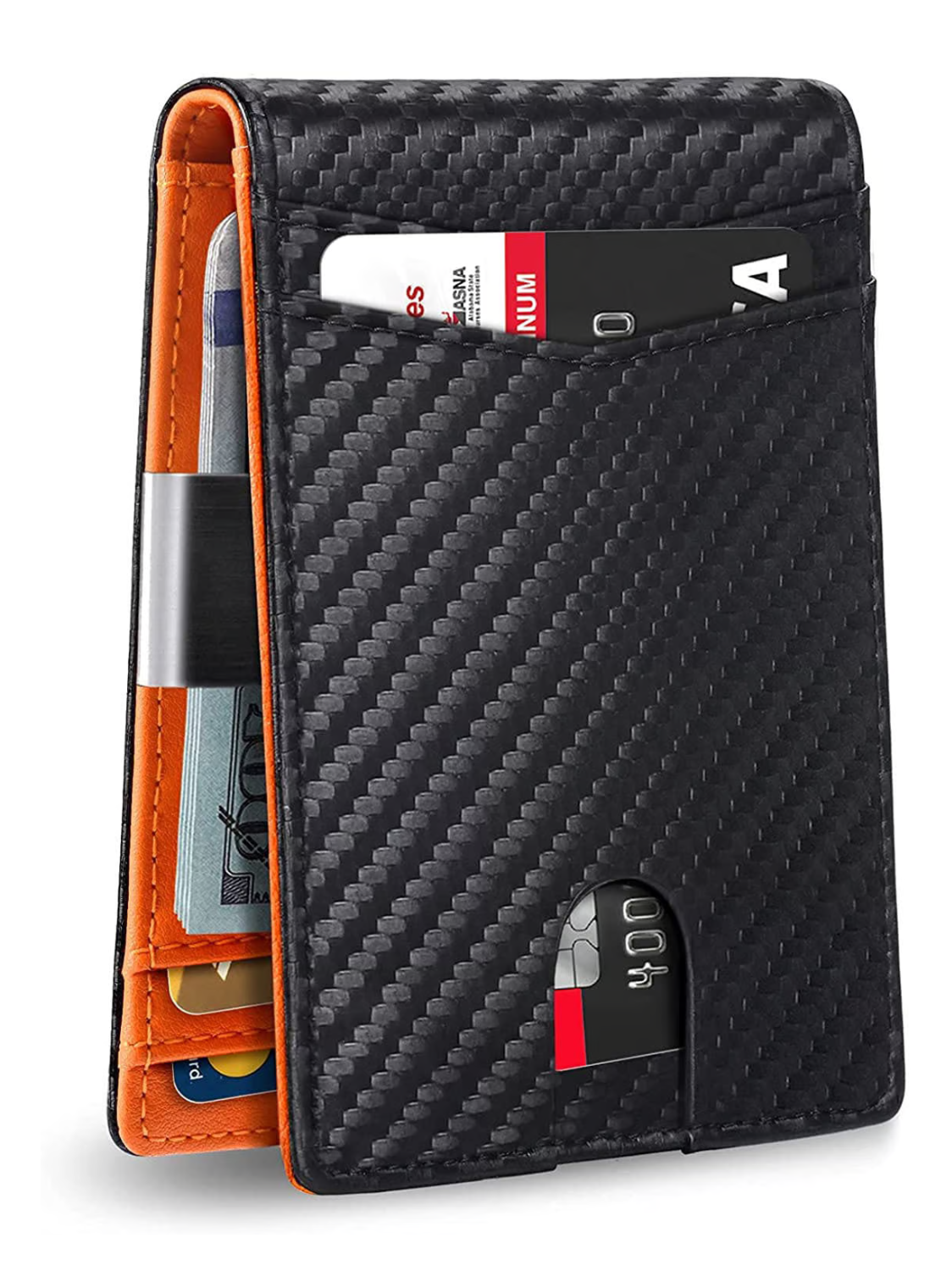 Portefeuille homme en cuir SwiftGuard RFID Compact, fin et sécurisé