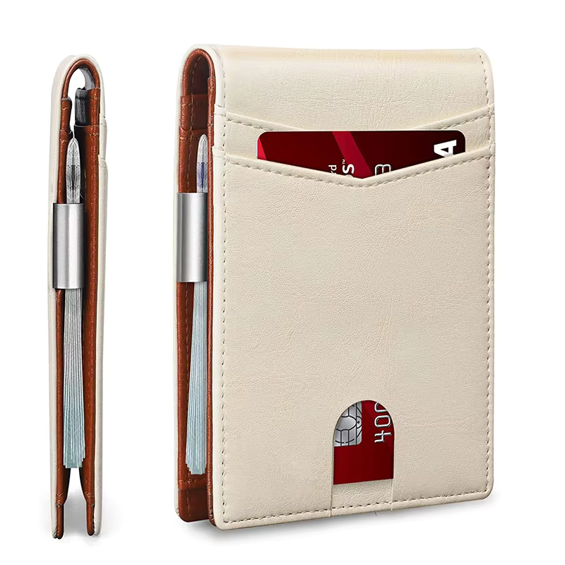 Portefeuille homme en cuir SwiftGuard RFID Compact, fin et sécurisé