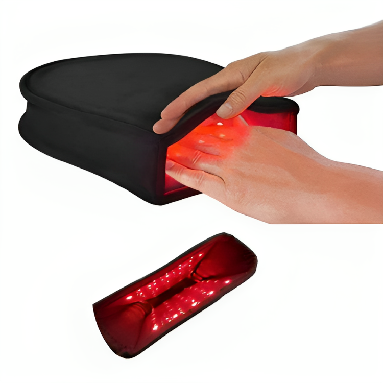 Gants de thérapie par lumière rouge pour l'arthrite, soulagement de la douleur du poignet et de la main, proche infrarouge