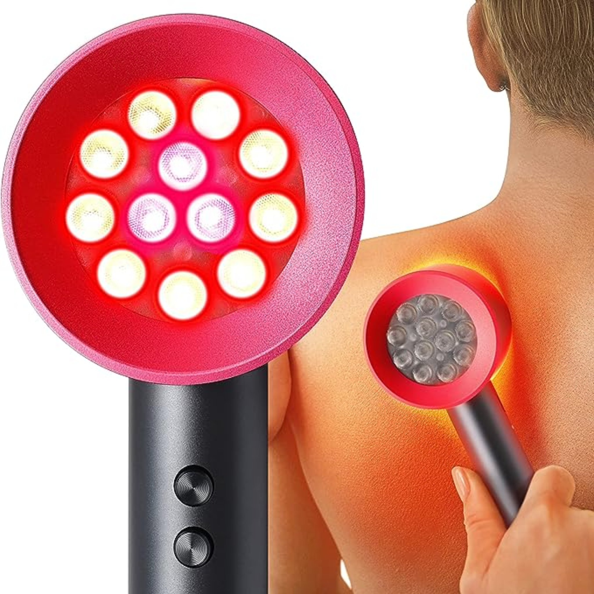 Dispositivo portatile per terapia con luce rossa e blu Migliore per terapia laser a bassa intensità a casa