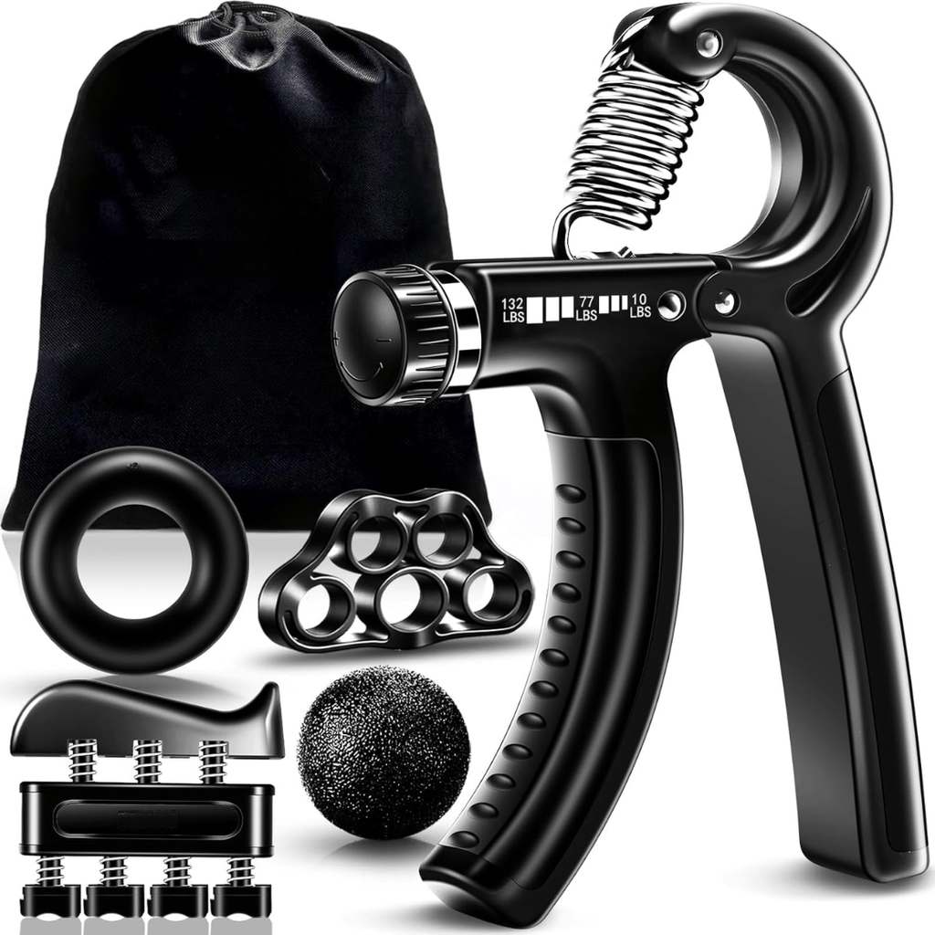 FlexGrip Pro Adjustable Hand Strengthener With Five Levels For Athletes