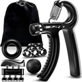 FlexGrip Pro Adjustable Hand Strengthener With Five Levels For Athletes