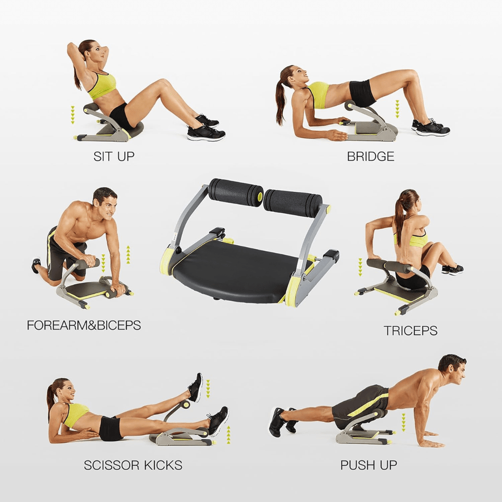 FlexCore Compact Abs Crunch Trainer For Strong Abs At Home