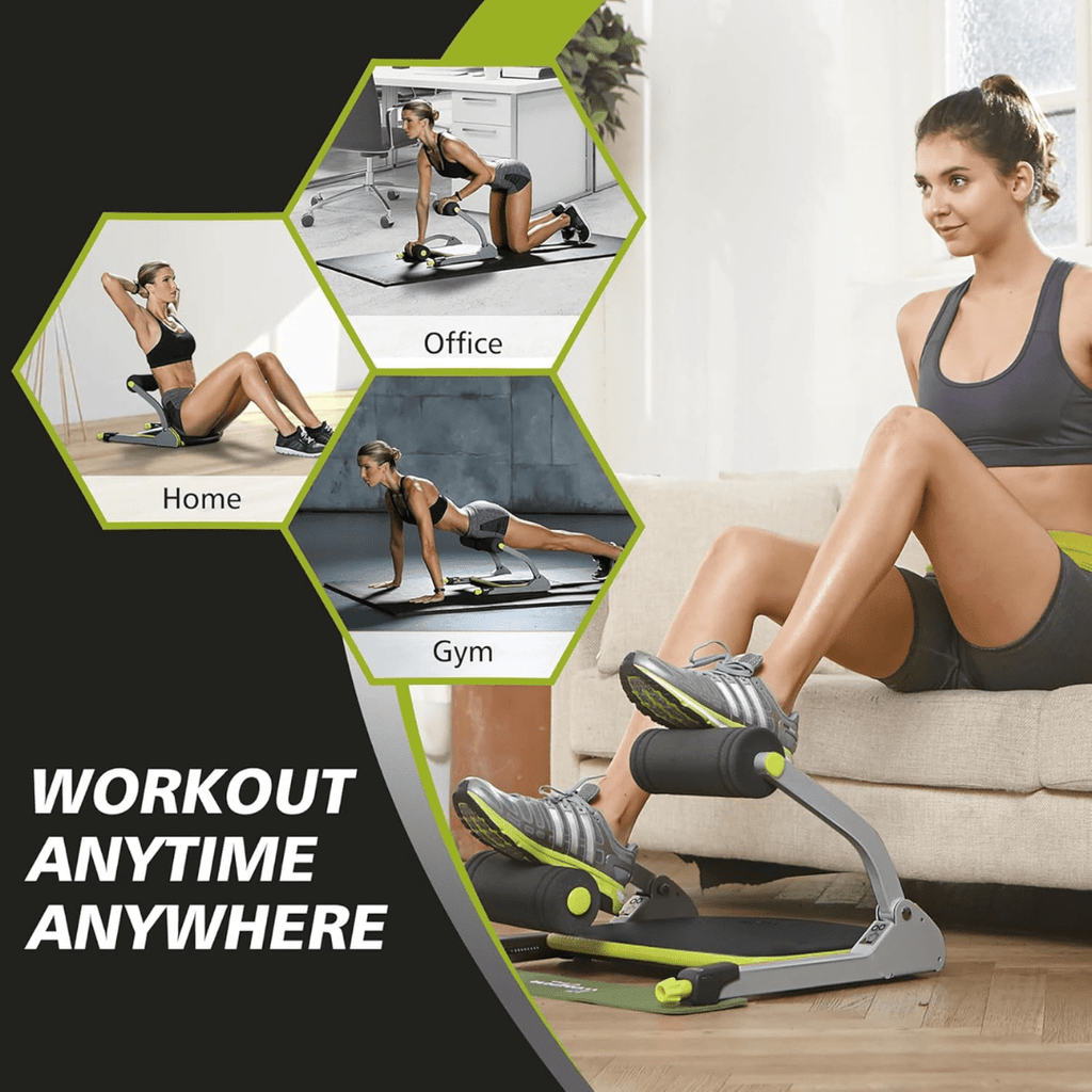 FlexCore Compact Abs Crunch Trainer For Strong Abs At Home
