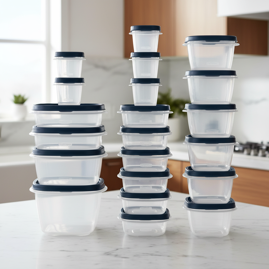 Auslaufsichere, stapelbare Vorratsbehälter für Lebensmittel – für Frische und Meal Prep
